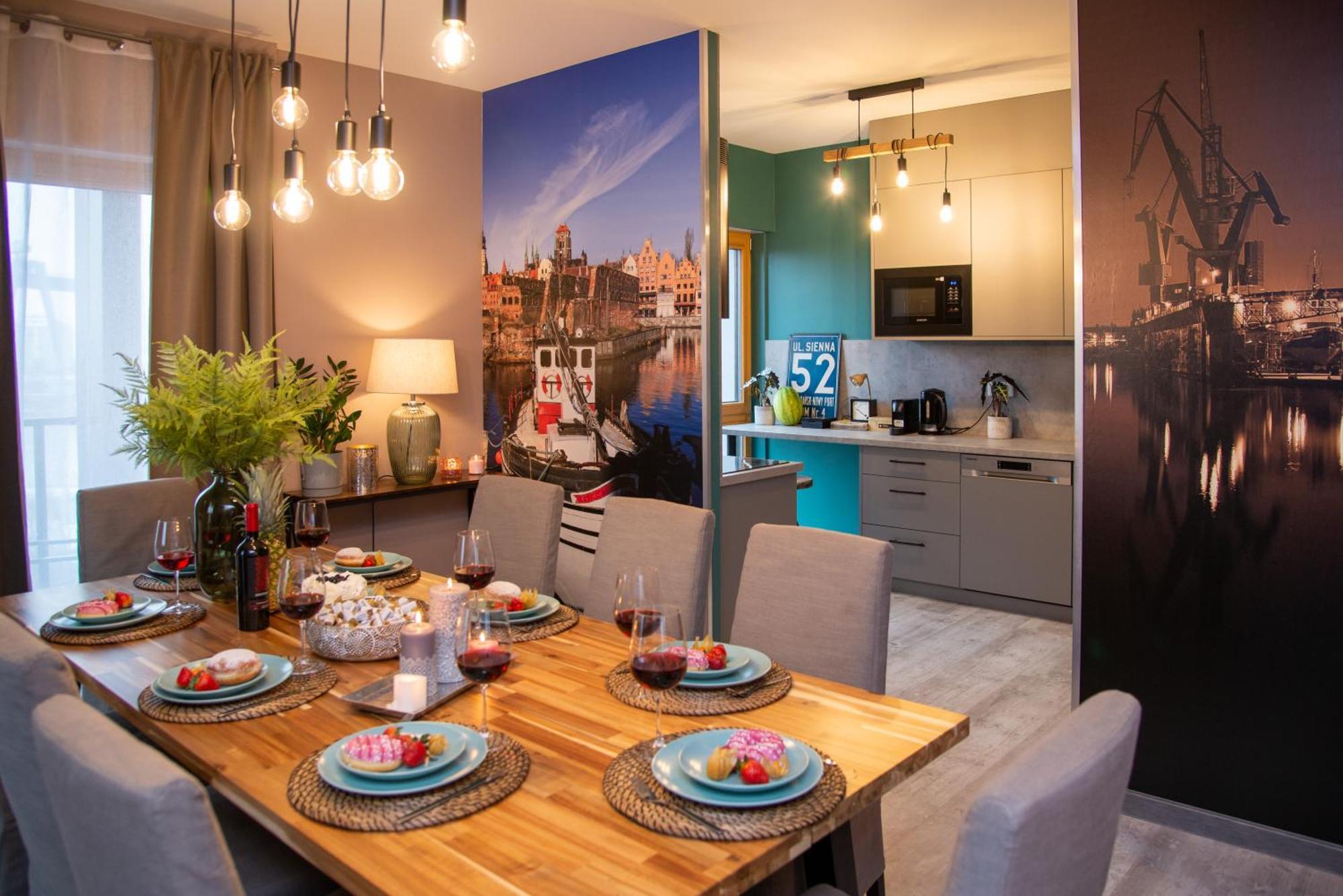 Premium 4 Rooms Apartment Gdansk Luaran gambar