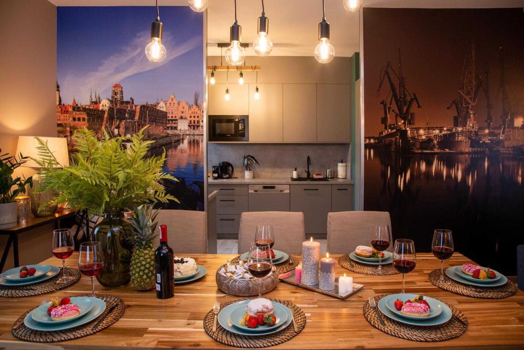 Premium 4 Rooms Apartment Gdansk Luaran gambar